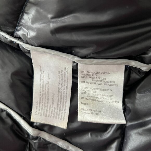 Andrew Marc Packable Lightweight Premium Down Puffer Jacket Removable Hoodie S - Picture 9 of 9